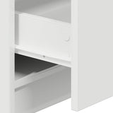 Bedside Cabinet with 2 Drawers White 40x36x50 cm 858785