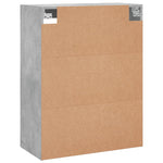 Wall Mounted Cabinets 2 pcs Concrete Grey Engineered Wood 3197941