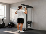 Wall Mounted Lat Pull Down Machine, Crossover Cable Machine with High & Low Pulleys for Home Gym T3398P425104