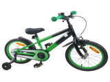 Kids Bike 16 Inches for 4-6 Years Old Green Black 42009333