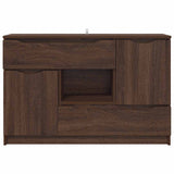 Sideboard with Drawer Brown Oak 100 x 30 x 65.6 Engineered Wood 888794