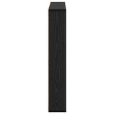 Magazine Rack 2 pcs Black Oak 80 x 12 x 70 cm Engineered Wood 890841