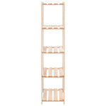 ZNTS 5-Tier Storage Racks 2 pcs 80x38x170 cm Solid Pinewood 250 kg 279404