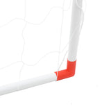 Kids' Football Goal with Balls 2-in-1 White 184x64x124 cm 4008437
