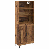 Highboard Old Wood 69.5 x 34 x 180 cm Engineered Wood 3415641