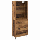 Highboard with Drawer 2 pcs Old Wood Engineered Wood 3415618