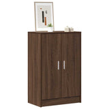 Shoe Cabinet Brown Oak 60x35x92 cm Engineered Wood 816013
