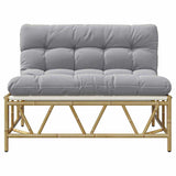 Garden Bench Light grey 110 x 75x 71 cm Steel 42010311