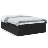 Bed Frame without Mattress Black 135x190 cm Double 3280945