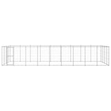 Outdoor Dog Kennel Galvanised Steel 43.56 m 3082321