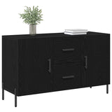 Sideboard Black Oak 100 x 36 x 60 cm Engineered Wood 862958