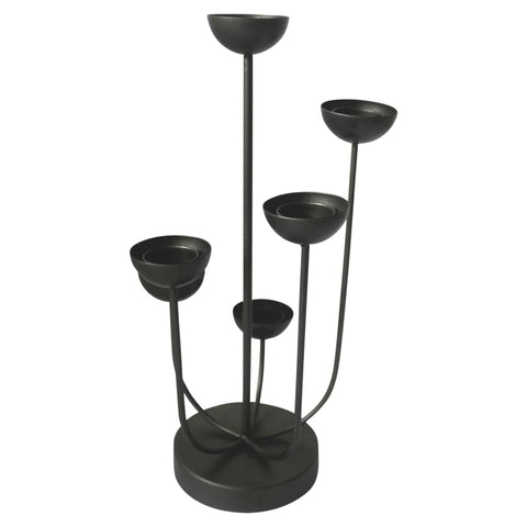 ZNTS Lesli Living Candle Holder Mira 45.5 cm Black 441254