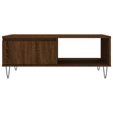 Coffee Table Brown Oak 90x60x35 cm Engineered Wood 827067
