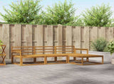 Outdoor Sofa Set 4 pcs Natural Solid Acacia Wood 3367392