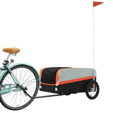 Bike Trailer Black and Orange 45 kg Iron 94040