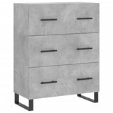 Highboard Concrete Grey 69.5x34x180 cm Engineered Wood 3189409