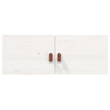 Wall Cabinets 2 pcs White 80x30x30 cm Solid Wood Pine 818378
