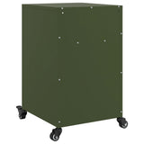 Bedside Cabinets 2 pcs Olive Green 36x39x59 cm Steel 846725