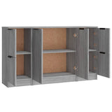 ZNTS Sideboards 3 pcs Grey Sonoma Engineered Wood 3115850