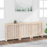 Radiator Cover 210x21x85 cm Solid Wood Pine 822586