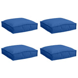 Cushion 4 pcs Royal Blue 40 x 40 x 8 cm Oxford Fabric 42001595