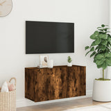 TV Cabinet Wall-mounted Smoked Oak 80x30x41 cm 836960