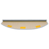Self-adhesive Stair Mats 15 pcs Light Grey 80 x 24.5 x 3.5 cm 42038638