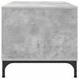 Coffee Table Concrete Grey 90 x 49 x 46 cm Engineered Wood 883447