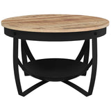 Coffee Table 68x43 cm Rough Mango Wood 320794