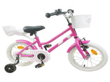 Kids Bike 14 Inches for 3-5 Years Old Dark Pink 42009226
