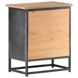 Bedside Cabinet Grey 40x30x50 cm Solid Acacia Wood 323501