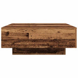 Coffee Table Old Wood and Blue 80 x 80 x 31 cm Engineered Wood 863000