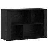 Sideboard Black Oak 80 x 30 x 53 cm Engineered Wood 881101