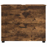 Bathroom Cabinet with Drawer Smoked Oak 76.5 x 35 x 64 cm 883299