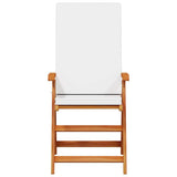 Garden Chair 4 pcs Brown and White 57 x 71.5 x 104 cm 3375769