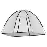 Mosquito Net Mongolia with Doors 220 Mesh Black 200x150x140 cm 4010043