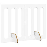 Folding Pet Fence 2 pcs White 100.5 x 38 x 70 cm 8005953