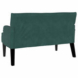 Chesterfield Bench Dark Green 112 x 65.5 x 75 cm Velvet 42019288