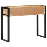 Console Table 100x35x75 cm Solid Rough Wood Mango 4015927