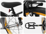 Kids Bike 16 Inches for 4-6 Years Old Black 42009301