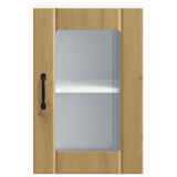 Kitchen Wall Cabinet with Glass Door Lucca Artisan Oak 853776