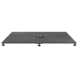 Parasol Base Dark grey 100 x 100 x 4 cm Steel 3407831
