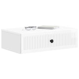 Wall-Mounted Side Table High Gloss White 59 x 34.5 x 17 cm 897979