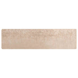 Rug Runner MARSA Beige 80 x 300 cm Polyester and PVC 42023085