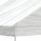 Gazebo with Roof White 4.46x4.08x3.22 m Polyethylene 3155510