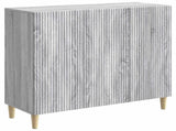 Sideboard Grey Sonoma 89 x 34.5 x 80 cm Engineered Wood 894651
