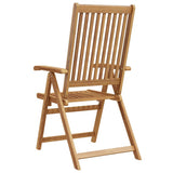 Garden Chair Set of 4 Natural Brown Solid acacia wood Medium 3065515