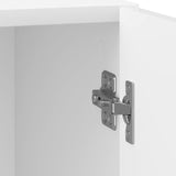 Bedside Cabinet 2 pcs High Gloss White 43 x 34.5 x 50 cm 893884