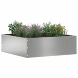 Lawn Edging 6 pcs Silver 40 x 40 x 13 cm Galvanised Steel 874713