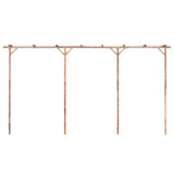 341747 Pergola Bamboo 385x40x205 cm